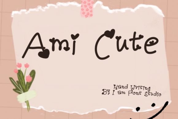Ami Cute: A Handwritten Font for Modern Design