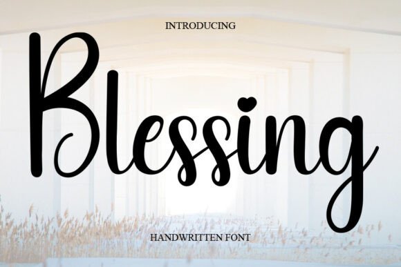 Blessing: A Handwritten Font for Impactful Design