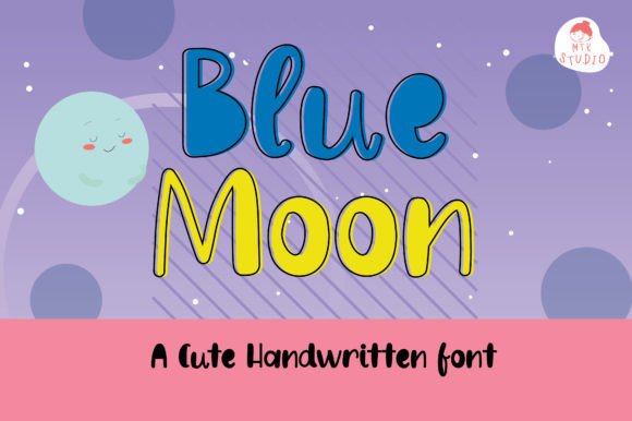 Bluemoon: Elevating Your Creative Design with Handwritten Charm