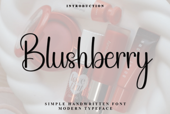 Blushberry: The Handwritten Font for Modern Design