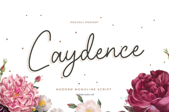 Caydence: A Modern Monoline Font for Lively Designs