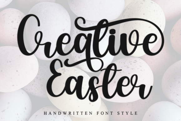 Creative Easter: A Font for Charming Visual Design