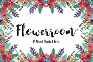 Flowerroom: A Handwritten Font for Authentic Branding