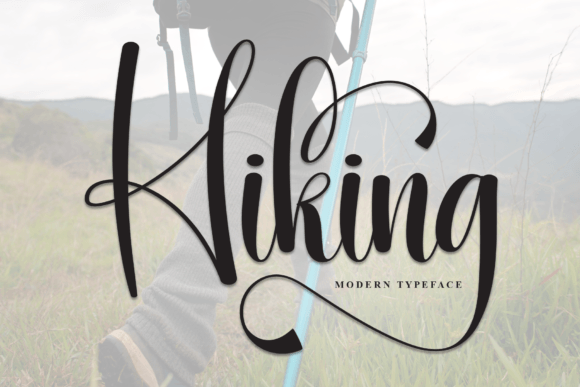 Hiking Font: Warmth for Modern Design