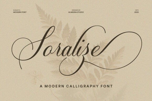 Introducing Soralize: The Elegant Script for Modern Design