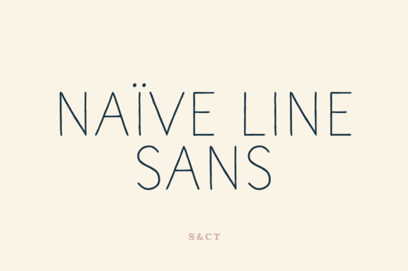 Naive Line Sans: The Human Touch in Modern Typography