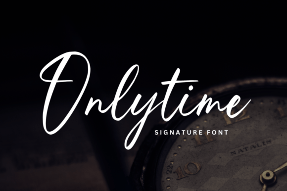 Onlytime: The Signature Font for Modern Brand Elegance