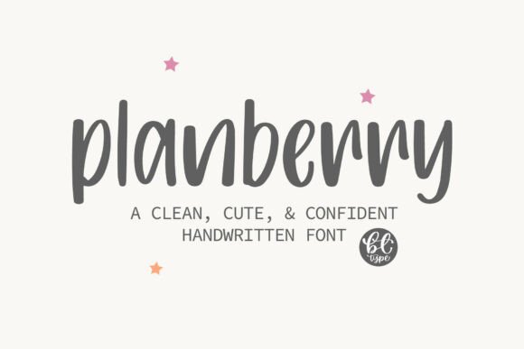 Planberry: A Handwritten Font for Modern Designers