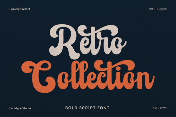 Retro Collection: Timeless Typography for Modern Design