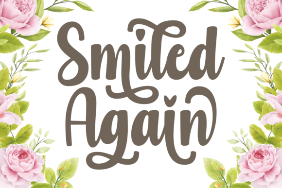 Smiled Again: The Handwritten Font for Authentic Design