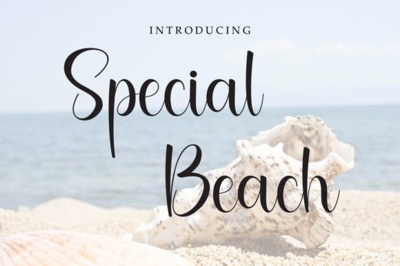 Special Beach: A Handwritten Font for Elegant Design