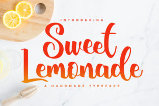 Sweet Lemonade: A Handwritten Font for Modern Design