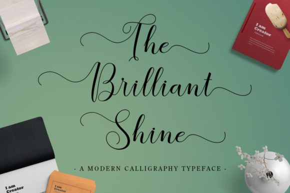 The Brilliant Shine: Elevating Design with Elegant Script