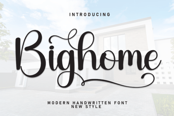 The Elegance of Bighome: A Designer's Script Font Guide