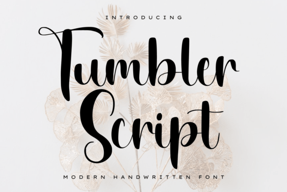 Tumbler Script: A Modern Handwritten Font for Creative Design