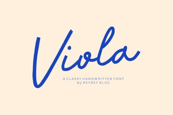 Viola: The Handwritten Font for Authentic Connection